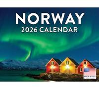 Norway Calendar 2026 Norwegian Monthly Wall Calender 12 Month | American Made In The USA