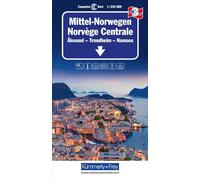 Norway Central - Alesund/Trondheim/Namsos (3): Mit Alesund, Trondheim, Namsos. Inkl. Ortsverzeichnis und Reiseinformationen (Regional maps - Norway)