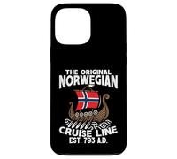 Norway Flag Boat Original Norwegian Cruise Line Case for iPhone 13 Pro Max