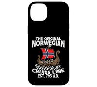 Norway Flag Boat Original Norwegian Cruise Line Case for iPhone 14 Plus