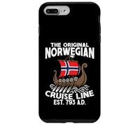 Norway Flag Boat Original Norwegian Cruise Line Case for iPhone 7 Plus/8 Plus