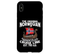 Norway Flag Boat Original Norwegian Cruise Line Case for iPhone XS Max