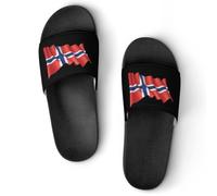 Norway Flag House Slippers Non-Slip Shower Shoes