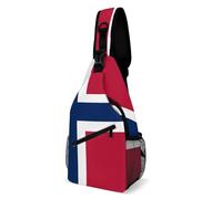 Norway Flag Men Women Crossbody Backpack Anti Theft Shoulder Bags Casual Shoulder Backpack For Travel Hiking Cycling