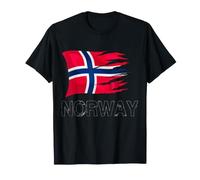 Norway Flag Norwegian Heritage National Pride T-Shirt