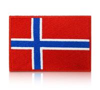 Norway Flag Patch with Hook-and-Loop Back, Norway Patches, Norwegian Flag Patches Finally Home