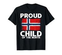Norway Flag Proud Child Of The North Norwegian Pride T-Shirt