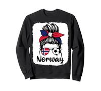 Norway Flag Women Proud Norwegian Fans Supporters Norge Sweatshirt