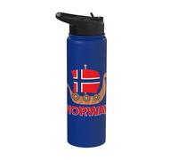 Norway I Norway Ship I Norway Flag Viking Northman Stainless Steel Insulated Water Bottle