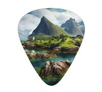 Norway Islands Guitar Picks Set-Premium Abs Material,Various Thicknesses-Enhance Your Playing Experience