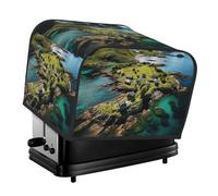 Norway Islands Print 4-Slice Toaster Cover Kitchen Appliance Washable Countertop Protector Accessory