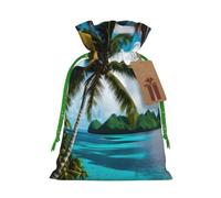 Norway Islands Print Drawstring Pouches For Holiday,Wedding,Birthday Party Supplies