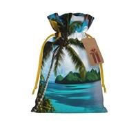 Norway Islands Print Drawstring Pouches For Holiday,Wedding,Birthday Party Supplies