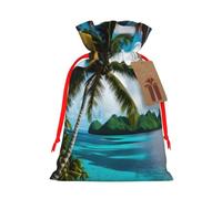 Norway Islands Print Drawstring Pouches For Holiday,Wedding,Birthday Party Supplies
