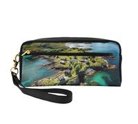 Norway Islands Print Stylish Women Makeup Bag Travel Companion Pouch Toiletry for School Office Case