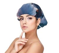 Norway Islands Satin Bonnet Silk Bonnet, Hair Bonnet For Sleeping, Soft Double Layer Silk Sleeping Cap Hair Wrap For Women Natural Hair Curly Hair Braided Hair Long Hair