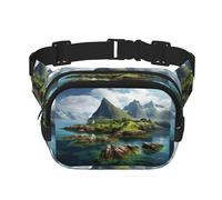 Norway Islands Unisex Fashion Waist Packs, Stylish Fanny Packs for Workouts, Running, Traveling, and Hiking