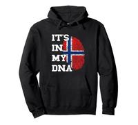Norway It's In My DNA Norwegian Roots Thumb Norwegian Flag Pullover Hoodie