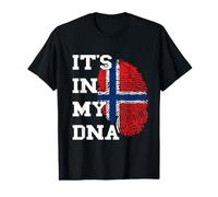 Norway It's in My DNA Norwegian Roots Thumb Norwegian Flag Value Graphic T-Shirt