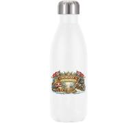 Norway Land of the Northmen Vacuum Insulated Thermal Water Bottle White
