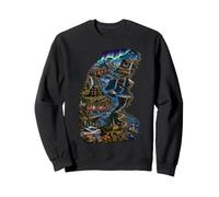 Norway Map Landmarks Fjords Nordic Heritage Sweatshirt