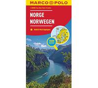 Norway Map: Wegenkaart 1:800 000 (Marco Polo Maps)