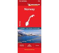 Norway - Michelin National Map 752: Straßen- und Tourismuskarte 1: 1 250 000 (Michelin Maps, 752)