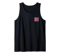 Norway National Flag Norwegian Banner Norge Tank Top