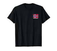 Norway National Flag Norwegian Banner Norge Value Graphic T-Shirt