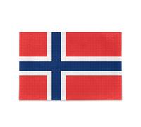 Norway National Flag Perfect Business Concepts Wooden Jigsaw Puzzle Challenging Funny Family Puzzle Perfect for Game Nights 500 Piecing