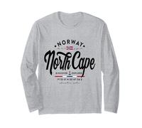 Norway North Cape Norwegian Flag Nordkapp Noreg Norge Long Sleeve T-Shirt