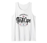 Norway North Cape Norwegian Flag Nordkapp Noreg Norge Tank Top