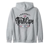 Norway North Cape Norwegian Flag Nordkapp Noreg Norge Zip Hoodie