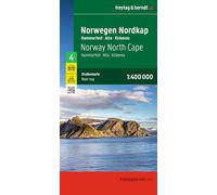 Norway North Cape Road Map : Hammerfest - Alta - Kirkenes