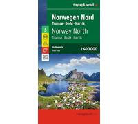 Norway North Road Map - Tromso - Bodo - Narvik 1:400,000 scale: AK 0657 (freytag & berndt Straßenkarte, AK 0657)