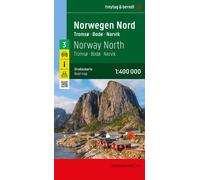 Norway North - Road Map : Tromso, Bodo, Narvik (F&B Wegenkaarten)
