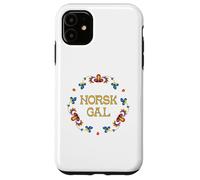 Norway Norwegian Norge Norsk Gal Rosemaling Folk Art Case for iPhone 11