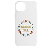 Norway Norwegian Norge Norsk Gal Rosemaling Folk Art Case for iPhone 14 Plus