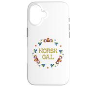 Norway Norwegian Norge Norsk Gal Rosemaling Folk Art Case for iPhone 16