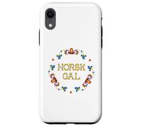 Norway Norwegian Norge Norsk Gal Rosemaling Folk Art Case for iPhone XR