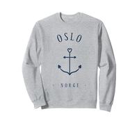 Norway Oslo Anchor Tattoo Love Heart Port Ferry Sweatshirt