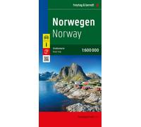 Norway Road Map : 1:600,000 scale