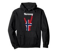 Norway Roots Norge Norwegian Flag Pullover Hoodie