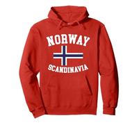 Norway Scandinavia Norwegian Flag Norge Norwayan Noreg Pullover Hoodie