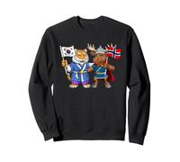Norway South Korean Flag Norwegian Korean Roots Sweatshirt