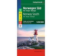 Norway South Road and Leisure Map: Oslo - Bergen - Stavanger (F&B Wegenkaarten)