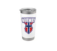 Norway Souvenirs Viking Norwegian Fjords Cruise Vacation Stainless Steel Insulated Tumbler