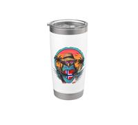 Norway Sunset Penguin Heart Norwegian Pride Norwegian Flag Stainless Steel Insulated Tumbler