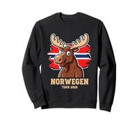 Norway Tour 2026 Nordic Travel Adventure And Moose Souvenir Sweatshirt