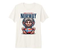 Norway Troll Cute Nordic Funny Scandinavian Myth Creature Premium T-Shirt